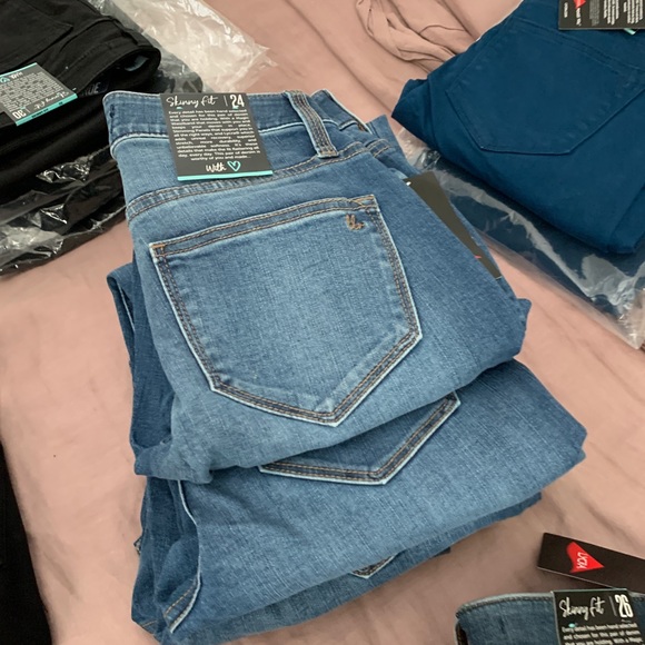 NWT lularoe blue high waisted jeans - Picture 3 of 3